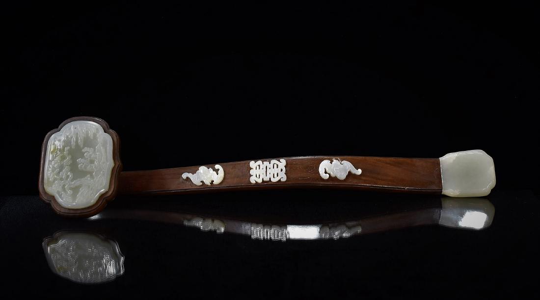 CARVED JADE ZITAN RUYI SCEPTERS (1 of 10)