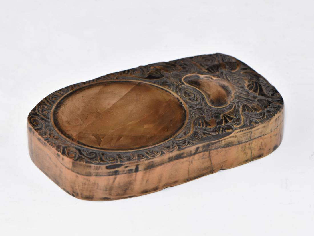 FU BATS MOTIF CHINESE INK STONE (1 of 9)