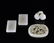 SET OF 4 PCS CARVED JADE PLAQUES AND PENDANT
