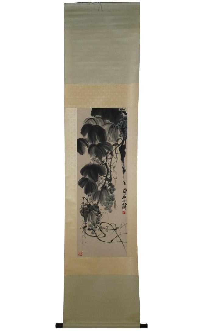 CHINESE KUMQUAT PAINTING SCROLL (1 of 9)