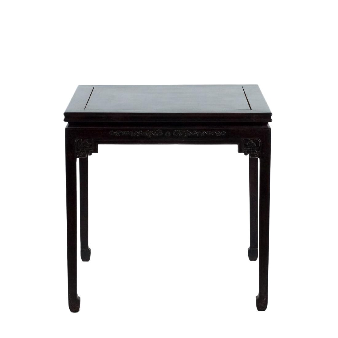 ZITAN WAISTED SQUARE CORNER-LEG TABLE, FANGZHUO (1 of 10)