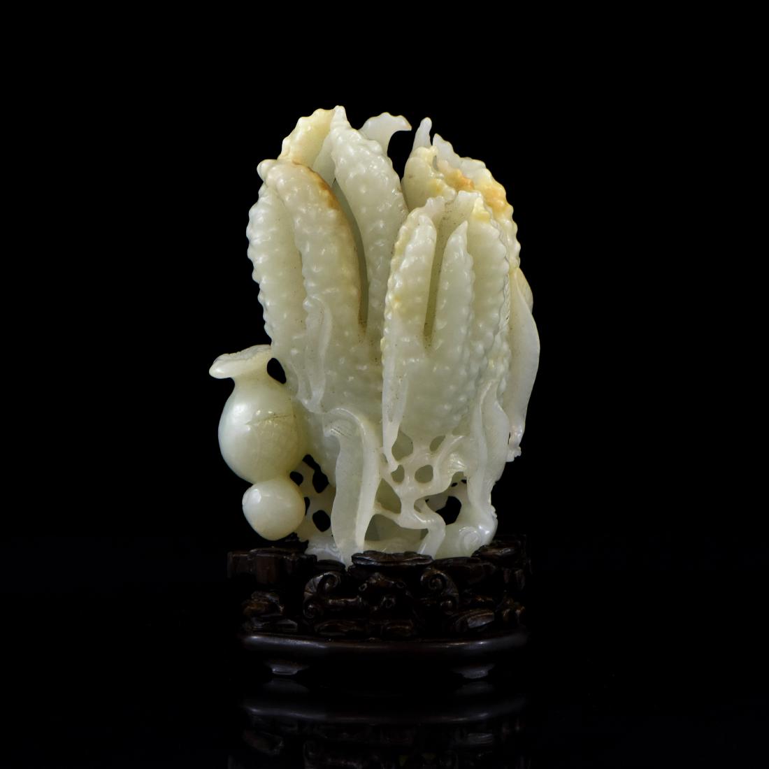 CARVED JADE OF BUDDHA'S HAND CITROEN (1 of 12)