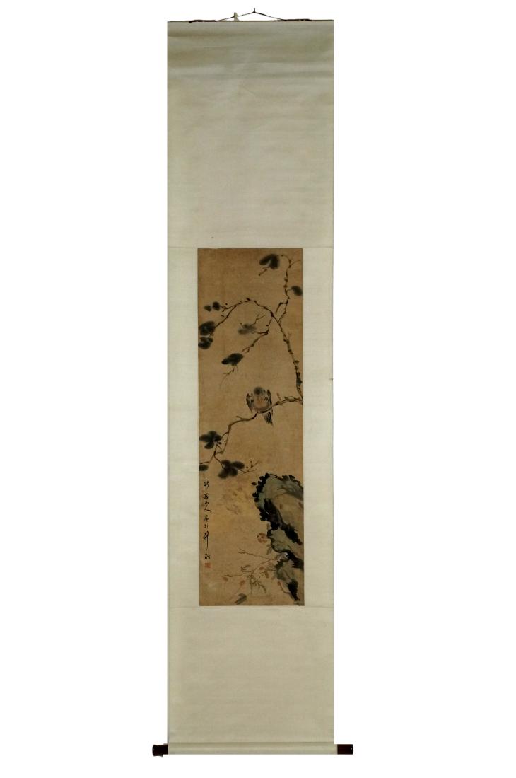 CHINESE PAINTING SCROLL OF BIRD (1 of 10)