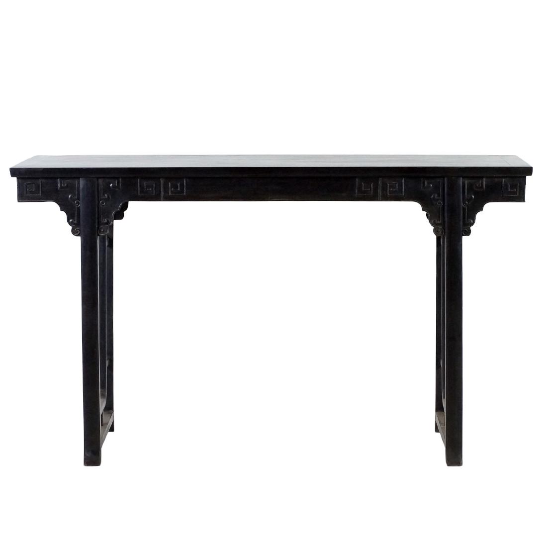 18/19TH C. ANTIQUE ZITAN CHINESE EVERTED ENDS ALTAR (1 of 10)