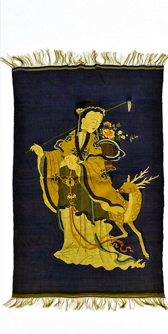 18TH/19TH C CHINESE SILK KESI (1 of 9)