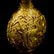 18TH C QIANLONG SOLID GOLD SNUFF BOTTLE IN DEER RELIEF - 9
