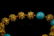 19TH C CHINESE QING GOLD PRAYER BEADS BRACELET - 8