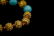 19TH C CHINESE QING GOLD PRAYER BEADS BRACELET - 9