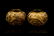 18TH C QING DYNASTY PAIR GILT BRONZE CHESS JARS - 13