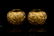 18TH C QING DYNASTY PAIR GILT BRONZE CHESS JARS - 2
