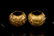 18TH C QING DYNASTY PAIR GILT BRONZE CHESS JARS - 5