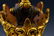 LARGE MING GILT BRONZE SEATED BUDDHA - 16