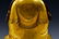 LARGE MING GILT BRONZE SEATED BUDDHA - 19