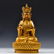 LARGE MING GILT BRONZE SEATED BUDDHA