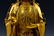 LARGE MING GILT BRONZE SEATED BUDDHA - 6