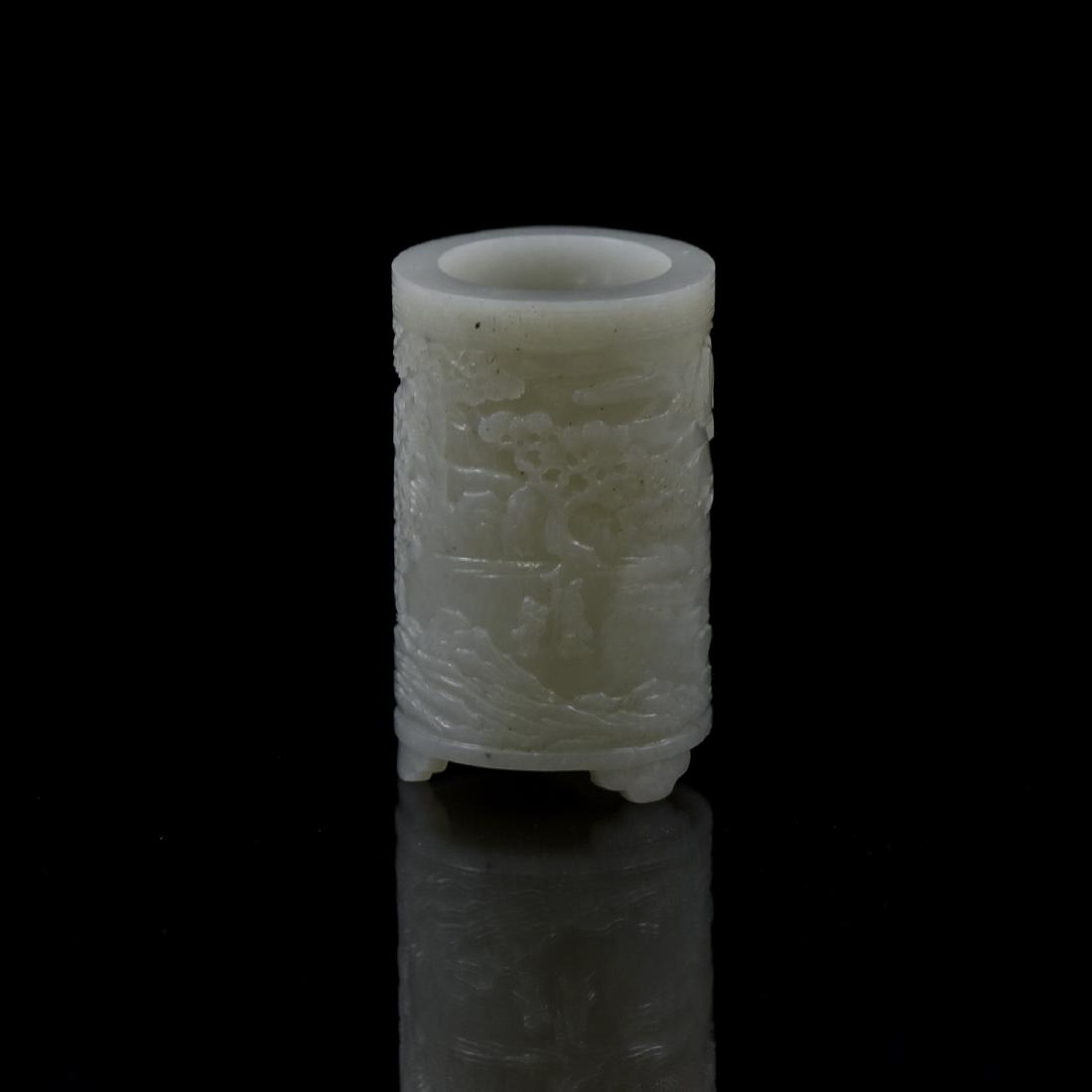 CHINESE JADE BRUSH POT (1 of 1)