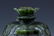 QING CHINESE GREEN JADE COVERED TRIPOD CENSER - 12