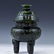 QING CHINESE GREEN JADE COVERED TRIPOD CENSER - 3