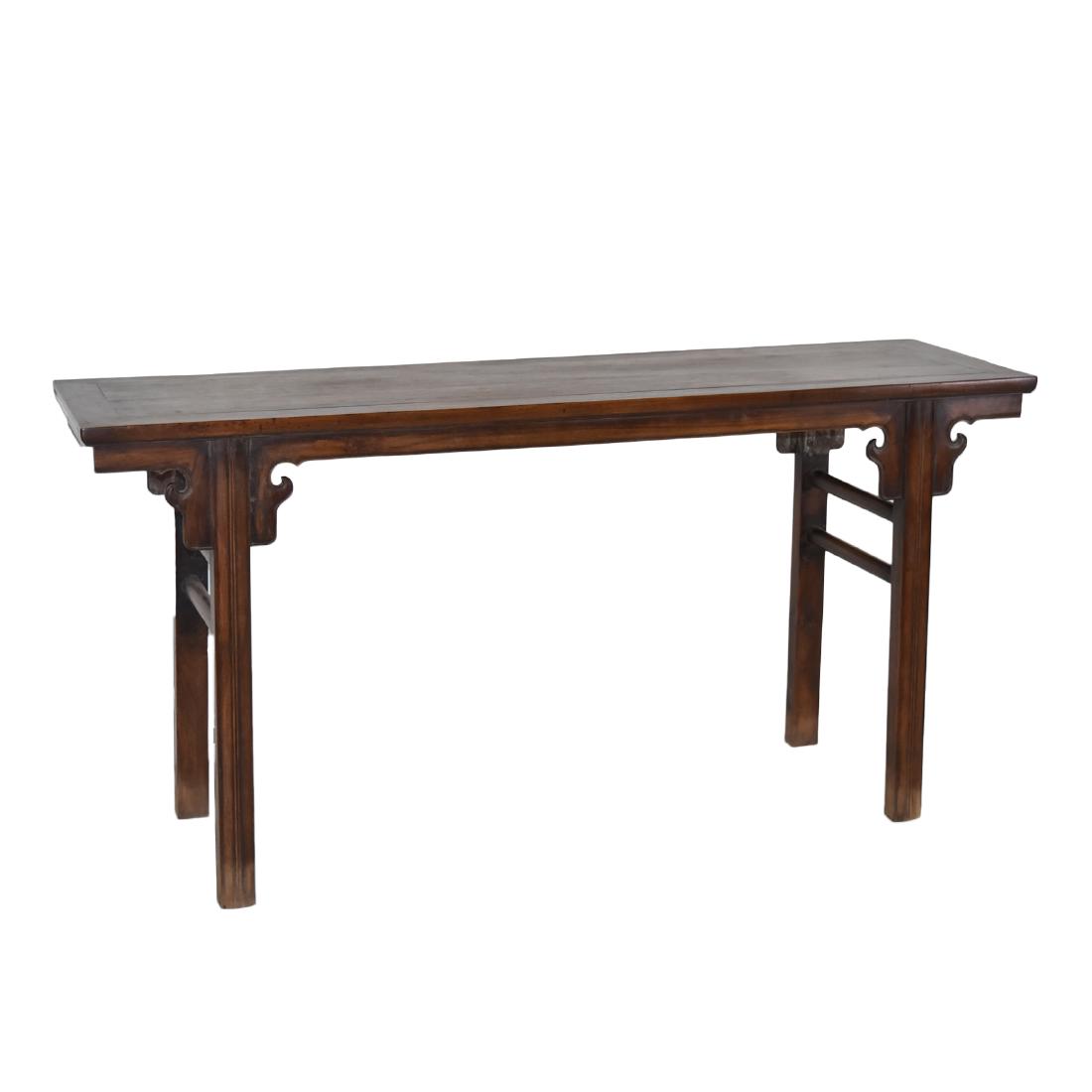 18/19TH C HUANGHUALI ALTAR TABLE WITH RUYI SPANDRELS (1 of 13)