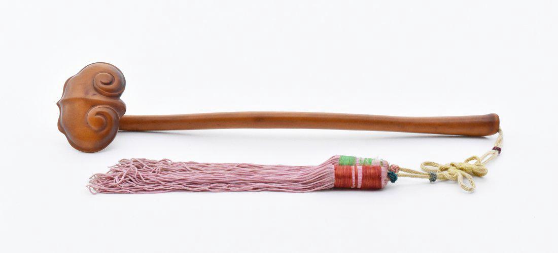 HUANGYANGMU RUYI WITH PINK TASSEL (1 of 6)