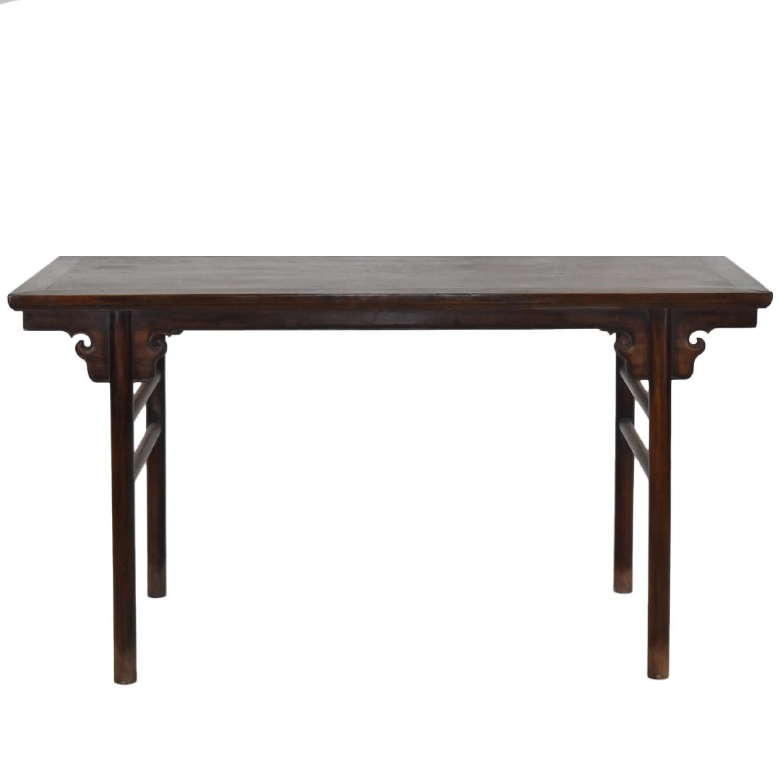 18/19TH C HUANGHUALI ALTAR TABLE WITH RUYI SPANDRELS (1 of 10)