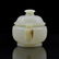 CHINESE WHITE JADE COVERED CENSER - 3