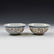 PAIR OF FAMILLE ROSE DRAGON BOWLS