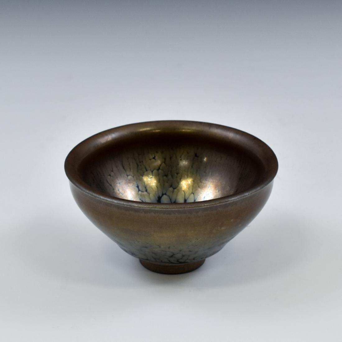 CHINESE JIAN WARE BRONZE MOTIF TEA BOWL (1 of 13)