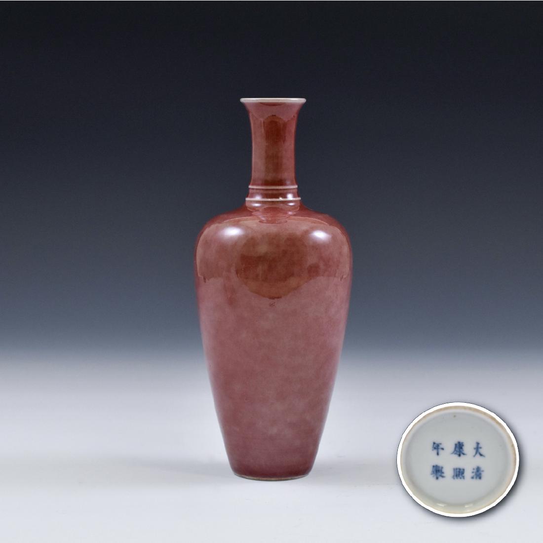 KANGXI FLAMBE GLAZE PORCELAIN VASE (1 of 7)