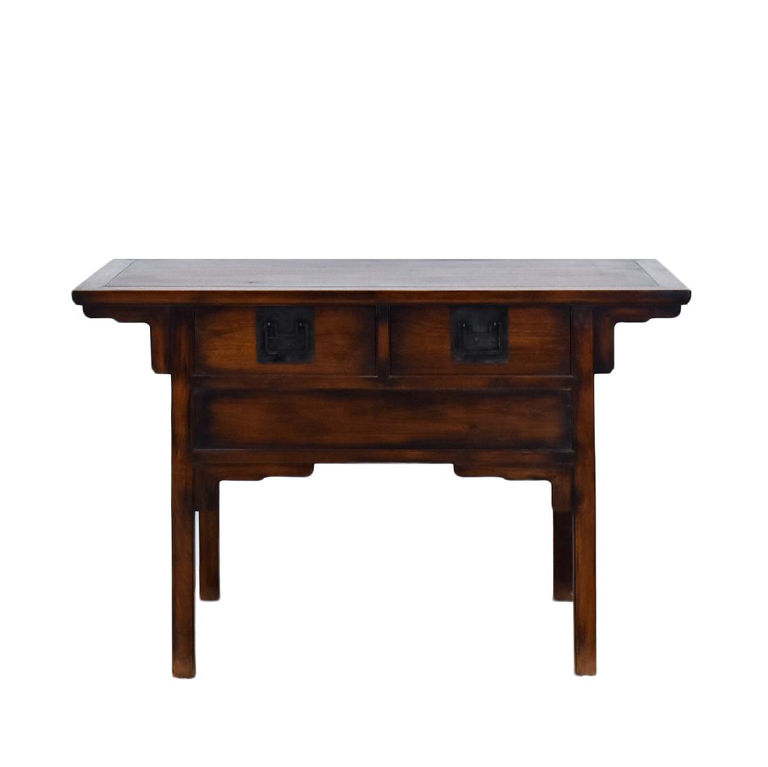 18TH C HUANGHUALI DOUBLE DRAWERS COMMODE ALTAR (1 of 10)