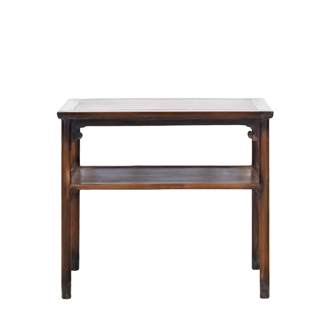 18TH C CHINESE HUANGHUALI DOUBLE DECK ALTAR TABLE (1 of 14)