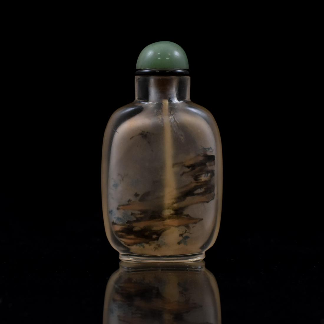 ZHOULEYUAN INNER PAINTING SNUFF BOTTLE (1 of 7)