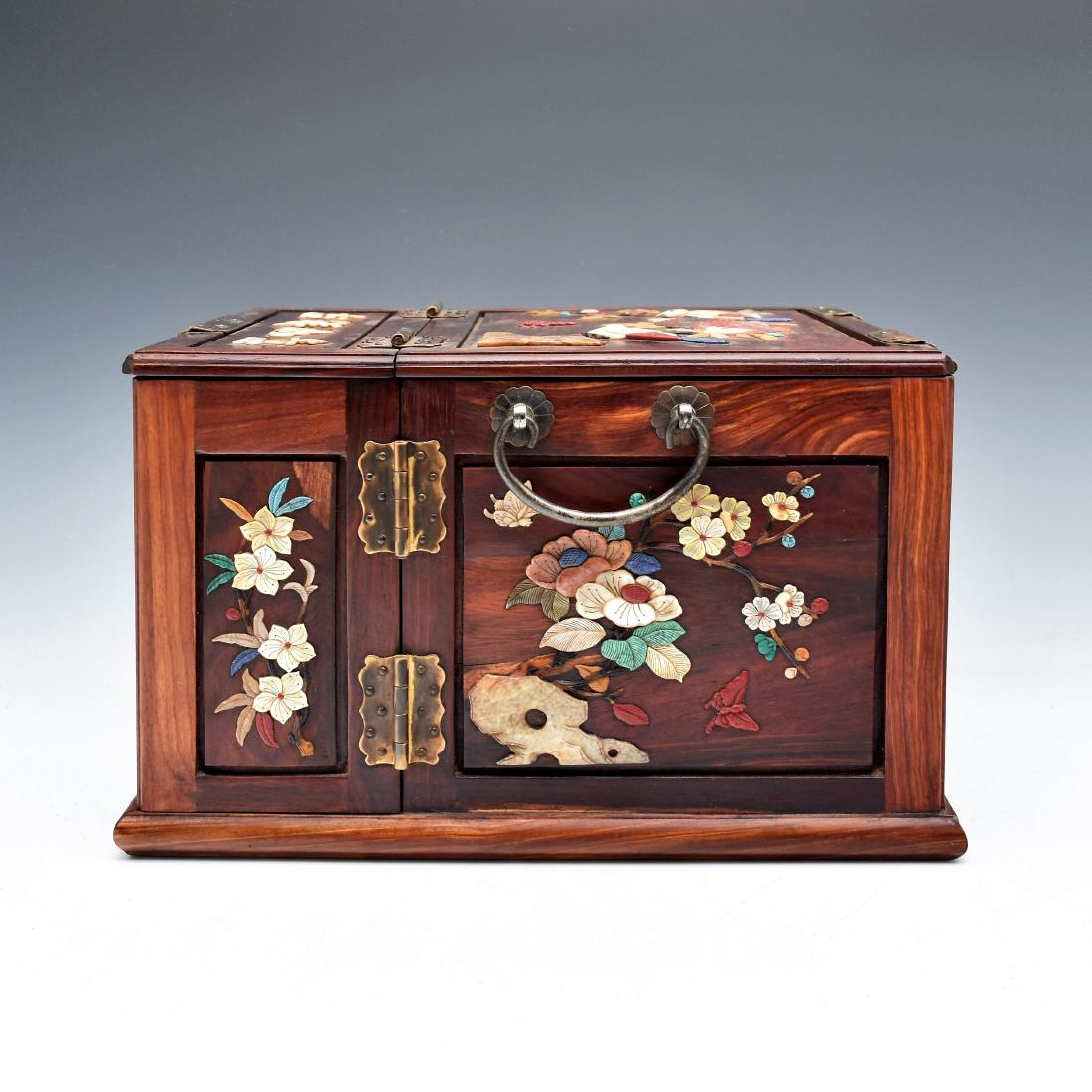 HUANGHUALI INLAID JEWELRY CHEST (1 of 16)