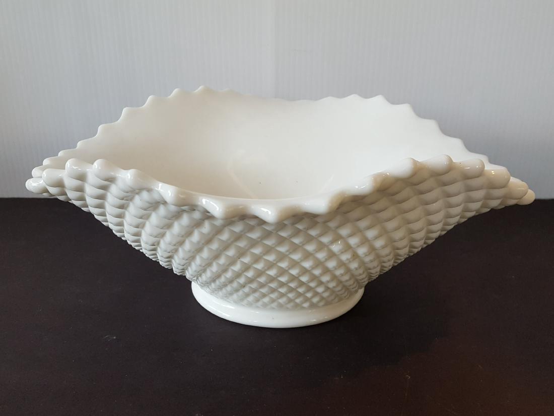 LARGE MILK GLASS BOWL (1 of 3)