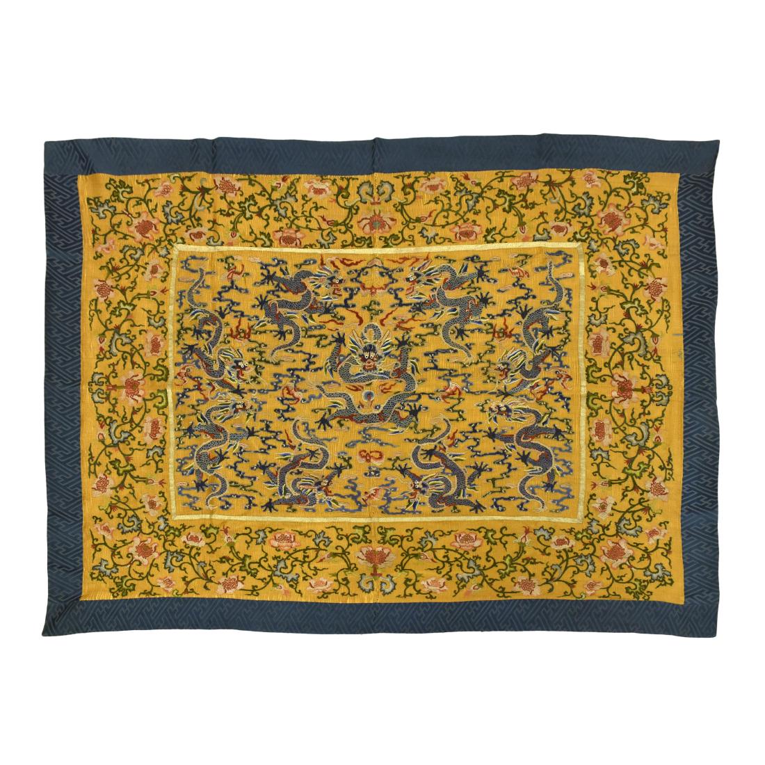 QING DAZI SILK NINE DRAGON (1 of 6)