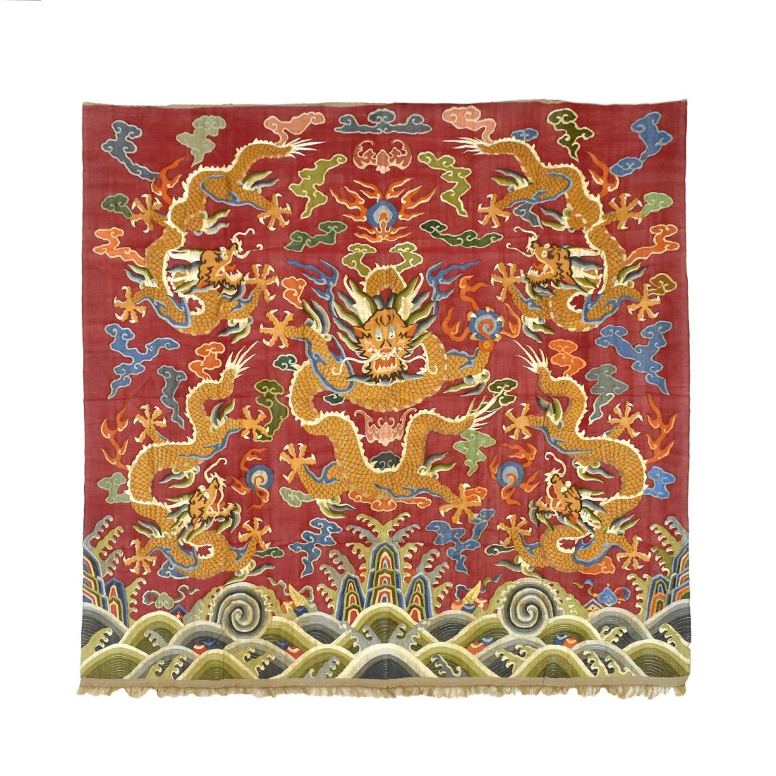 GOLDEN DRAGONS ON RUBY RED KESI (1 of 8)