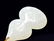 CARVED WHITE JADE OF DOUBLE GOURD PENDANT - 4