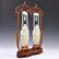PR OF WHITE JADE HANGING VASES - 2