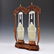 PR OF WHITE JADE HANGING VASES - 3