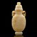 CARVED JADE LIDDED VASE - 3