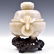 JADE LIDDED TRIPOD CENSER ON STAND - 2