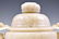 JADE LIDDED TRIPOD CENSER ON STAND - 8