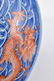 PAIR OF YONGZHENG BLUE AND RED DRAGON PLATES - 5