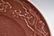 MING SGRAFFITO IRON-RED PLATE - 4