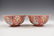 PAIR QIANLONG BAJIXIANG MOTIF RED BOWLS - 14
