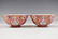 PAIR QIANLONG BAJIXIANG MOTIF RED BOWLS - 2