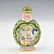 18TH C SOLID GOLD ENAMELED SNUFF BOTTLE - 11