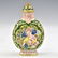18TH C SOLID GOLD ENAMELED SNUFF BOTTLE - 2