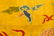 RED DRAGON YELLOW SILK KESI - 4