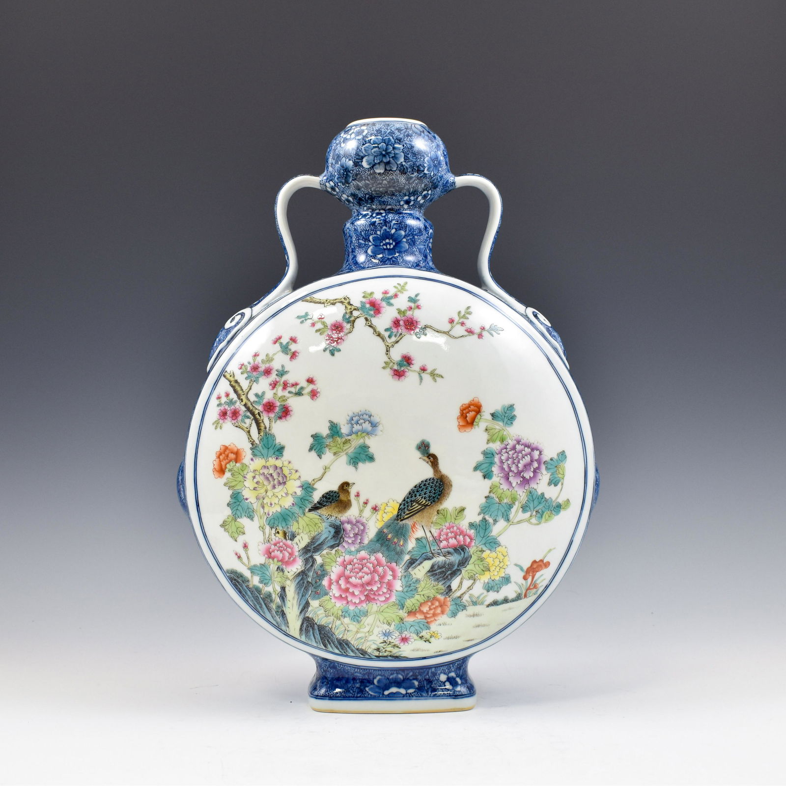 QIANLONG FAMILLE ROSE MOON VASE (1 of 15)